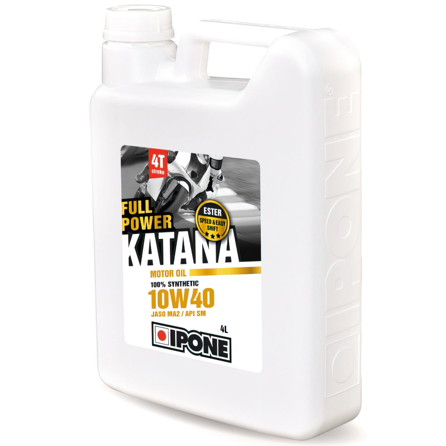 Huile moteur 4 temps 10W40 Ipone Full Power Katana 100% synthétique 4L