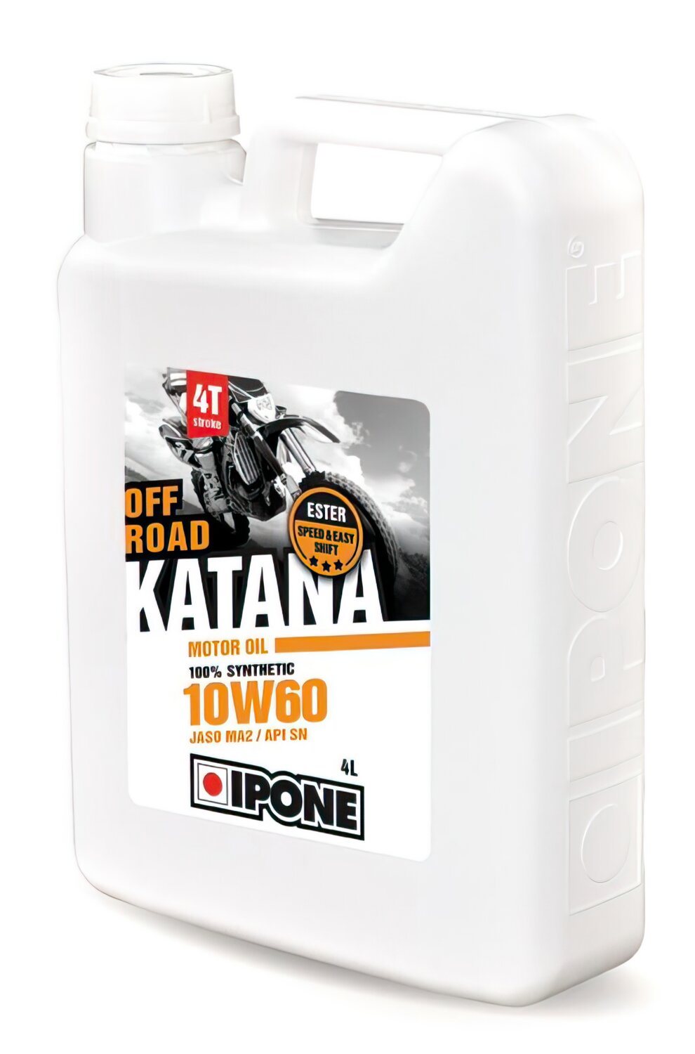 Huile moteur 4 temps 10W60 Ipone Full Power Katana 100% synthétique 4L