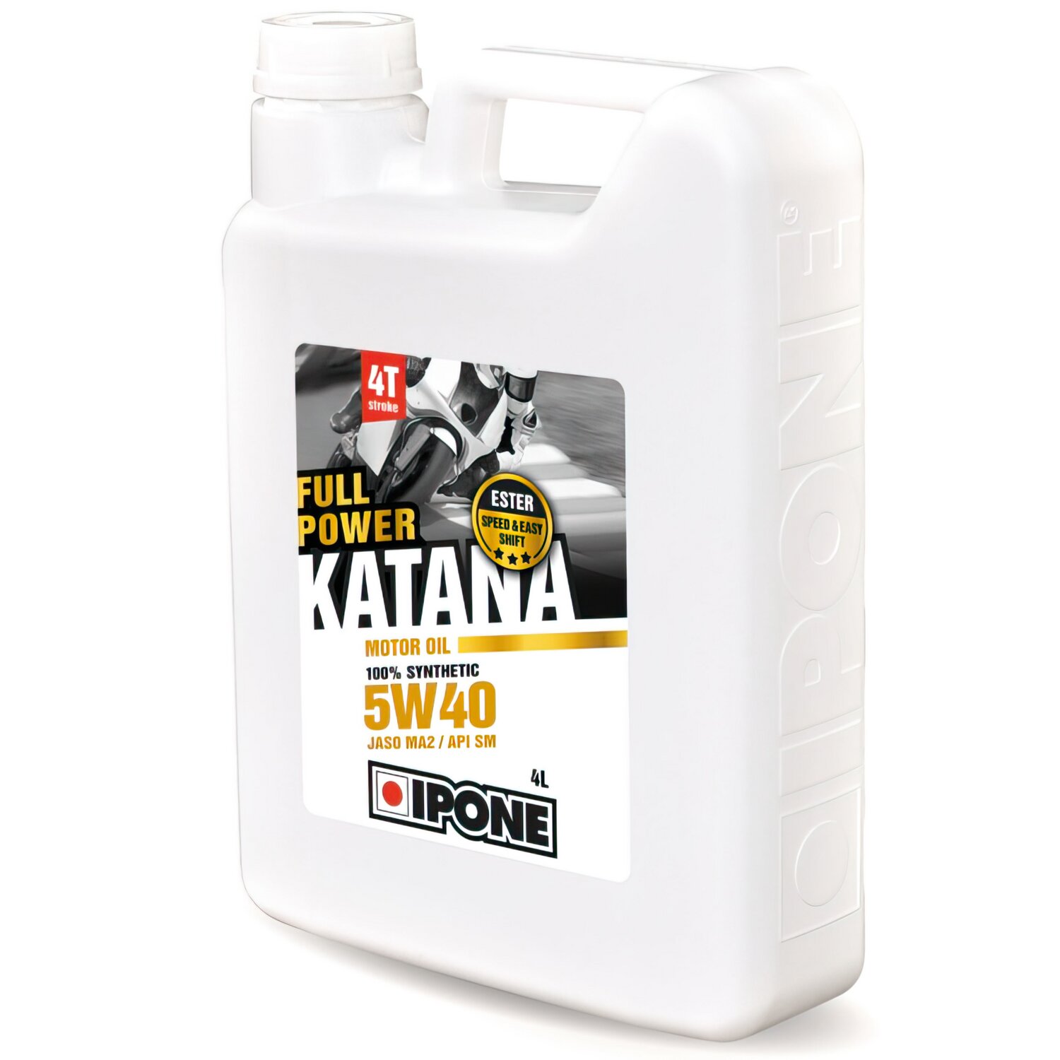 Huile moteur 4 temps 5W40 Ipone Full Power Katana 100% synthétique 4L