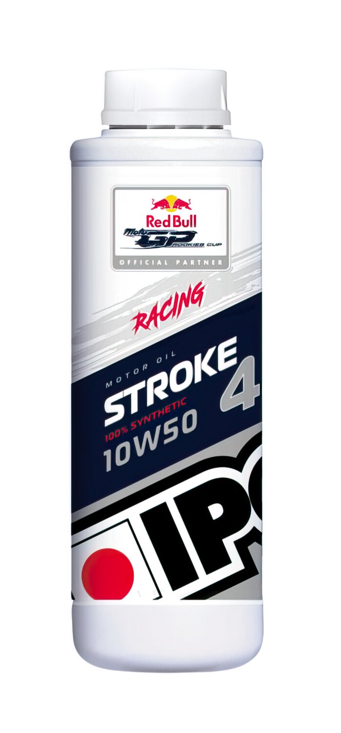 Huile moteur 4 temps 10W50 Ipone Racing Stroke 4 100% synthétique 1L