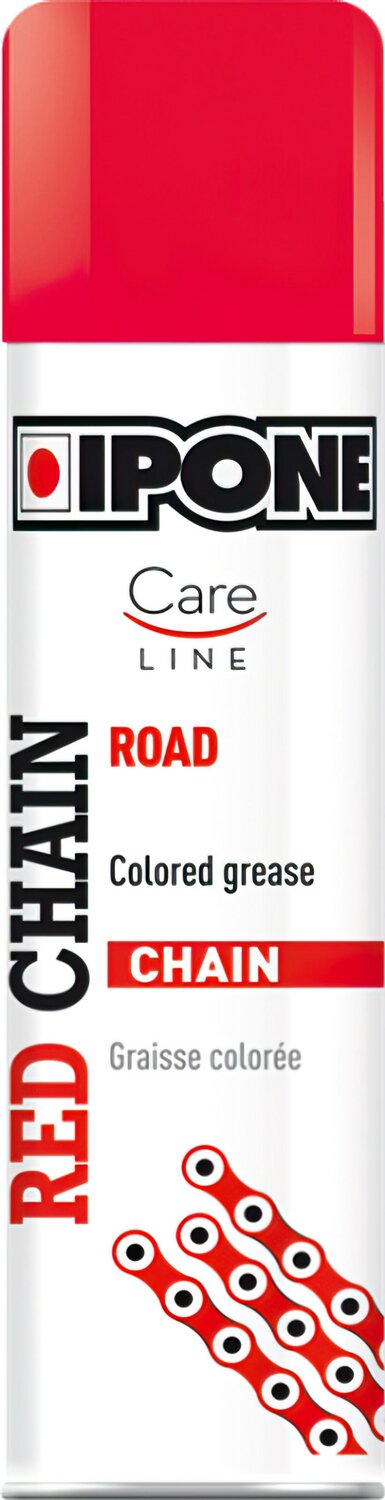 Ipone Graisse chaîne rouge Chain Road 250ml (Aérosol)