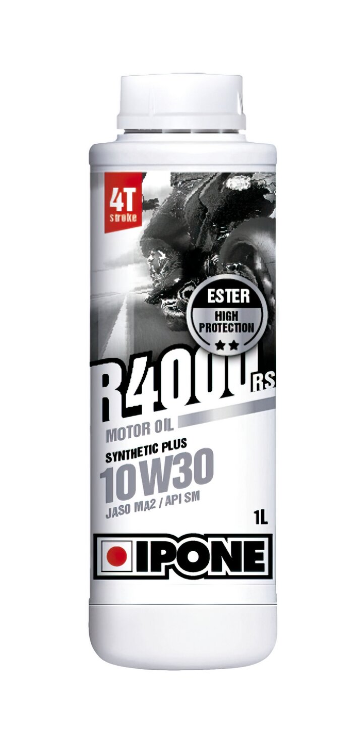 Ipone Huile moteur 4 temps 10W30 R4000 RS semi synthétique 1L