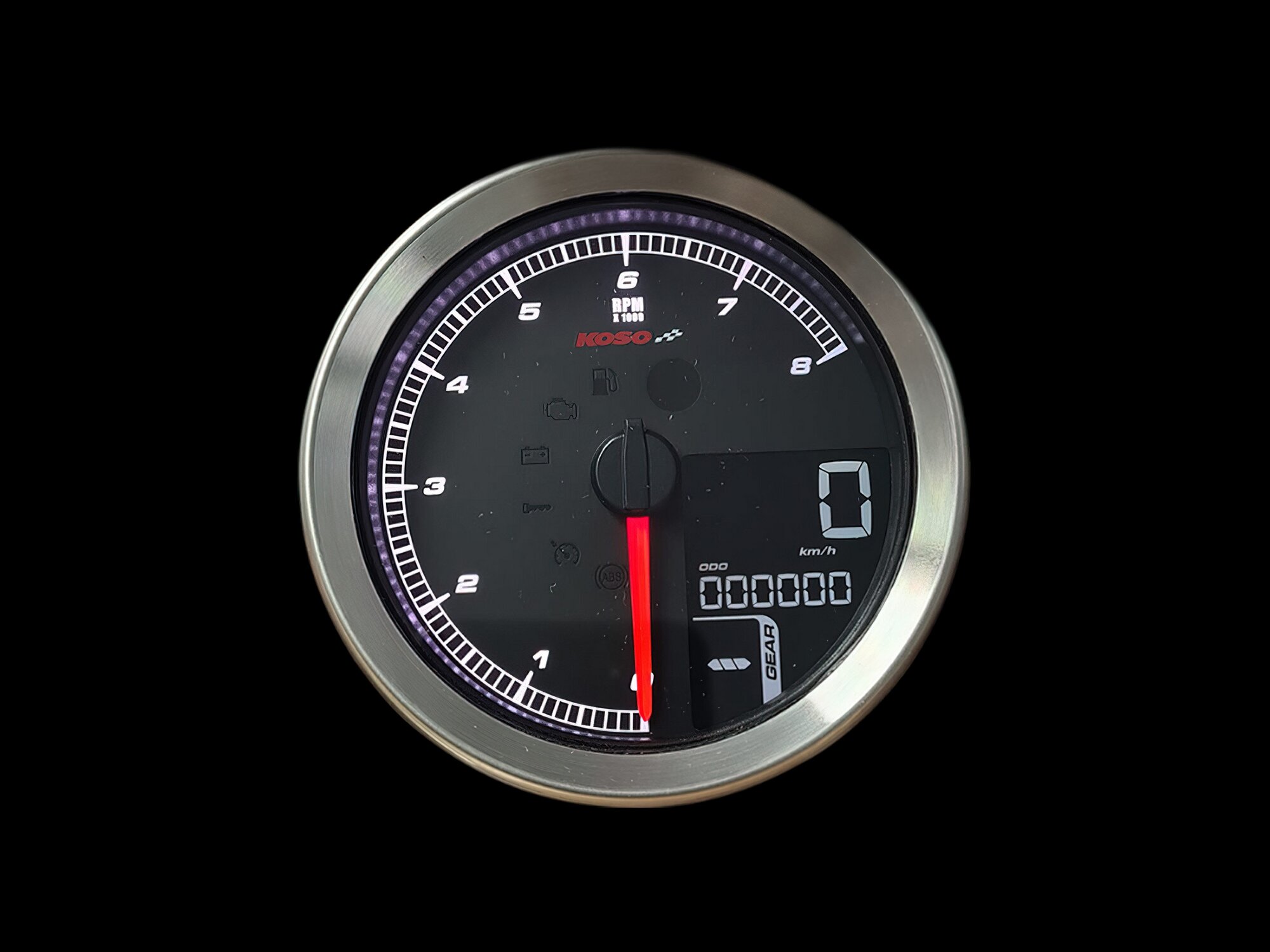 Compteur de vitesse Koso Chromé Harley Davidson HD / XL-883 / XL-1200 / Dyna / Softail ap.2011