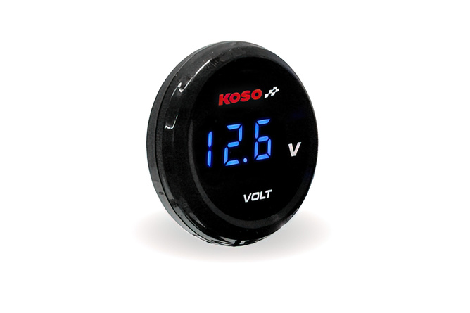 Voltmètre Koso Coin Digital Bleu