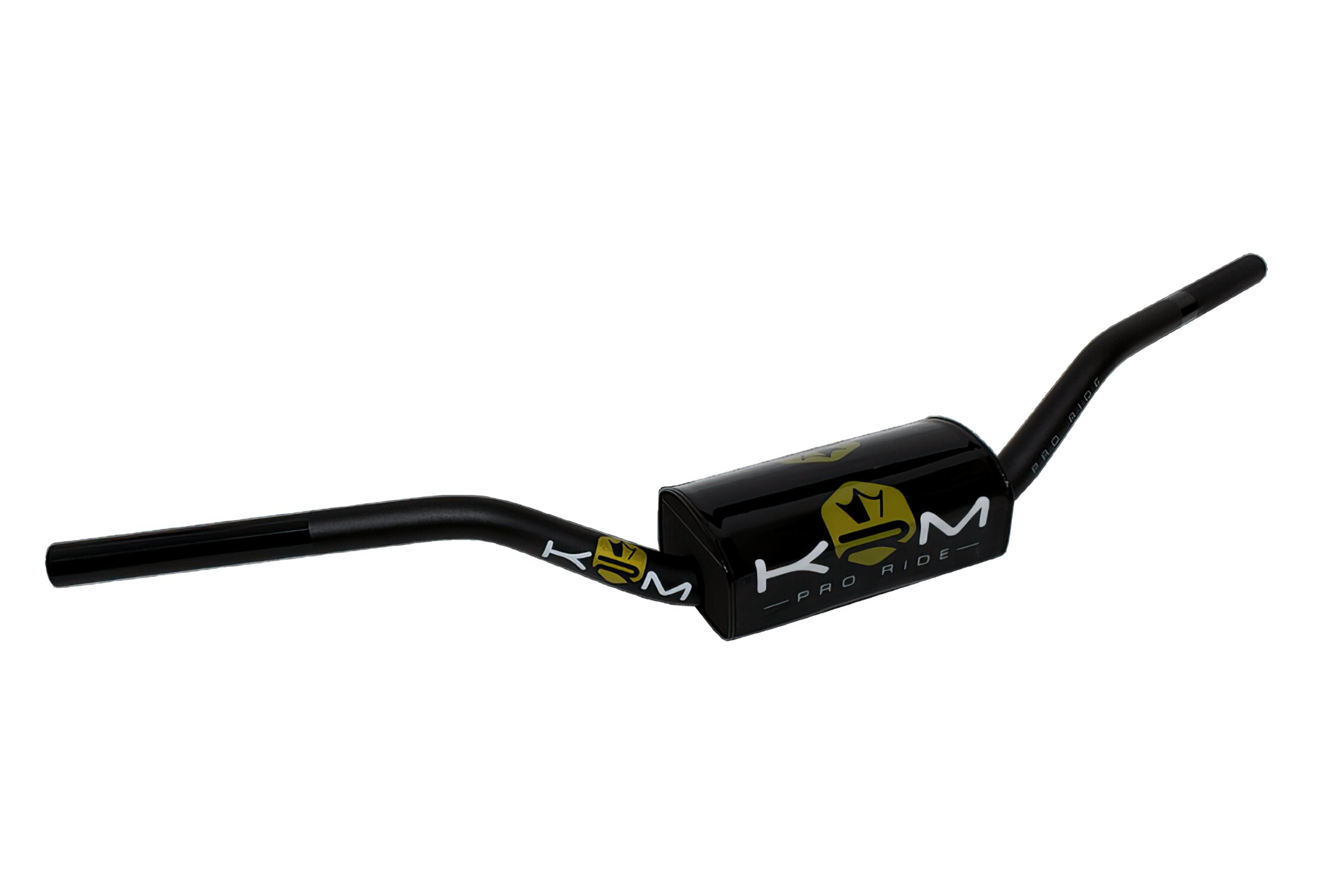 Guidon type cross 28mm avec mousse KRM noir / or