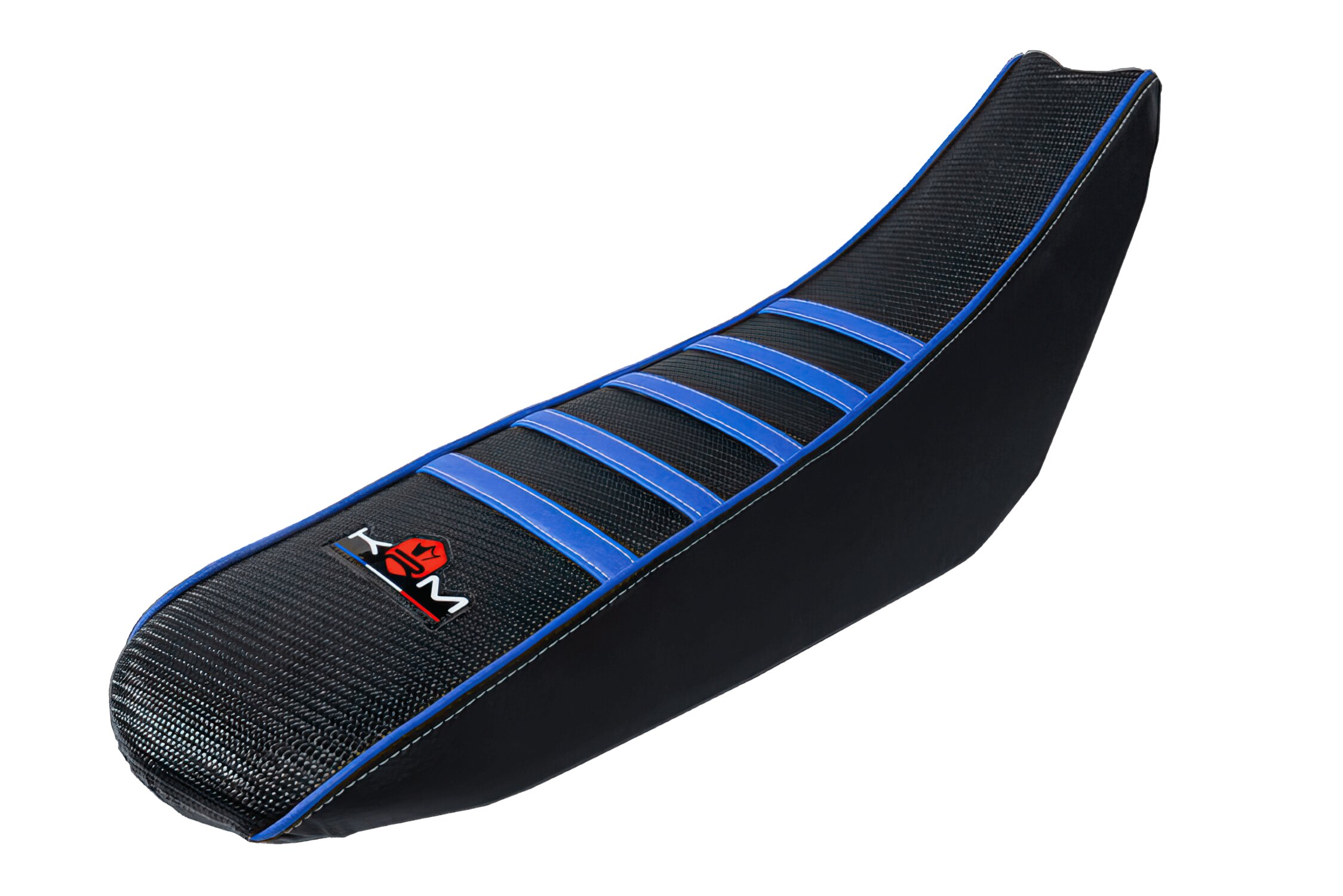 Housse de selle KRM bleu Derbi DRD Pro 2006 - 2011