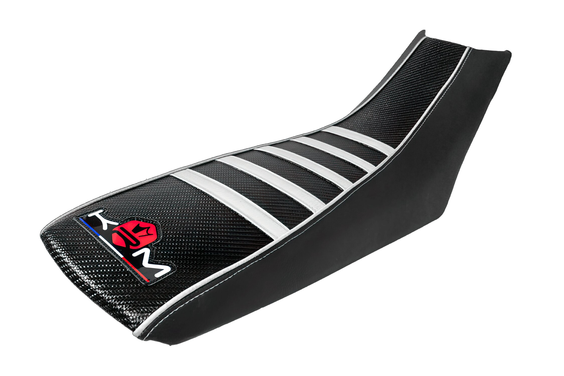 Housse de selle KRM Blanc Derbi X-treme 2011 - 2017