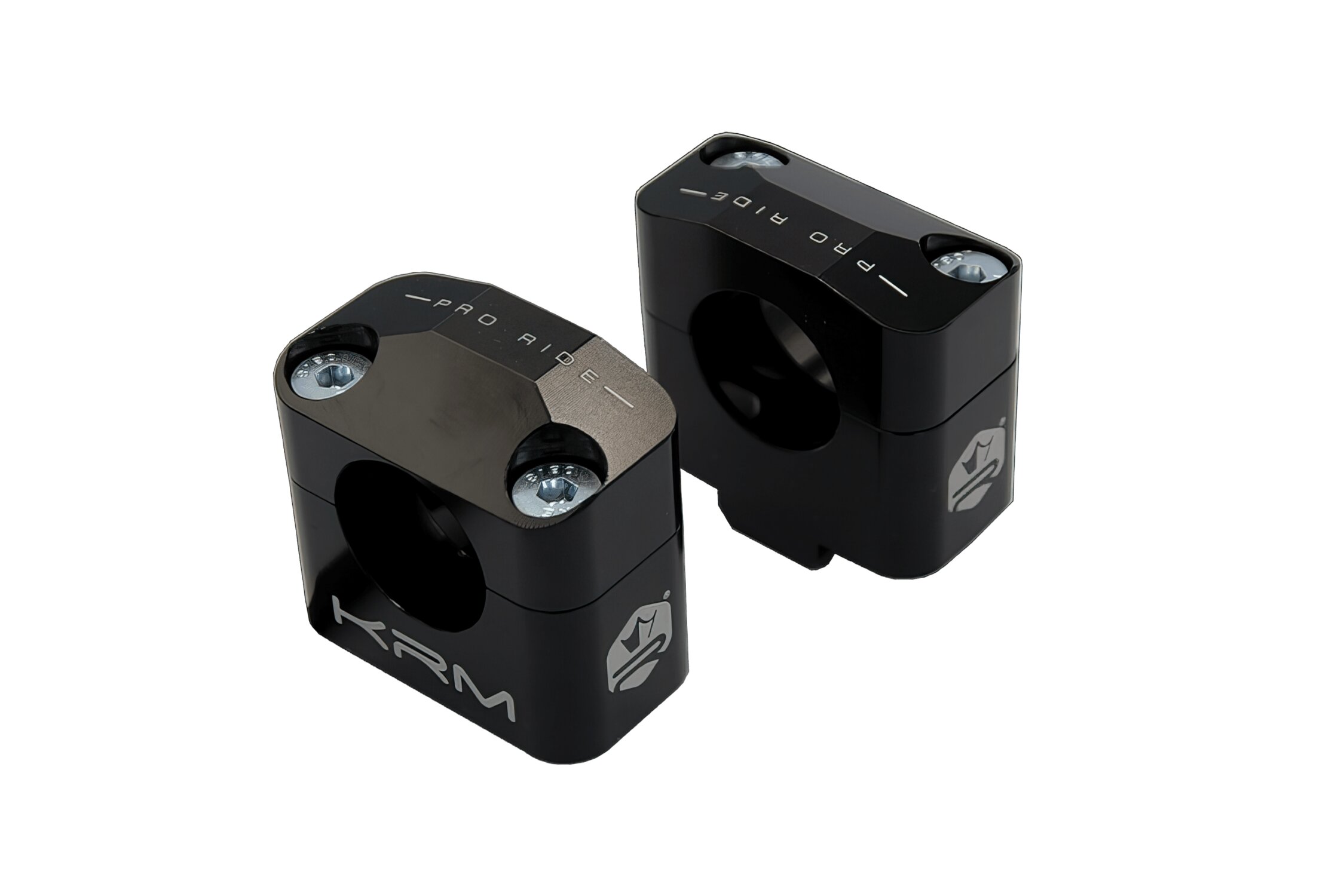 Pontets de guidon 28mm KRM noir