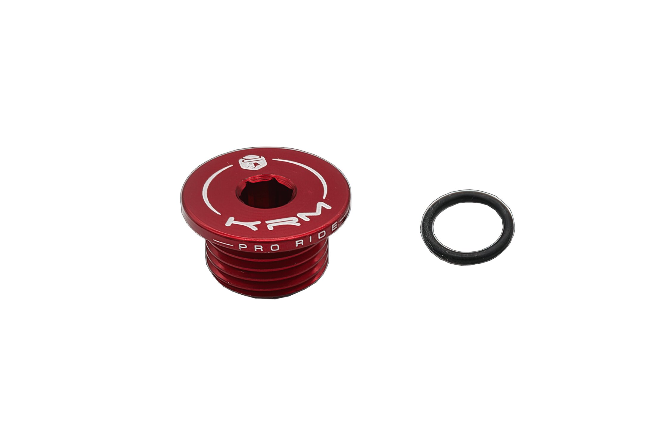 Bouchon de carter d'huile KRM rouge Derbi