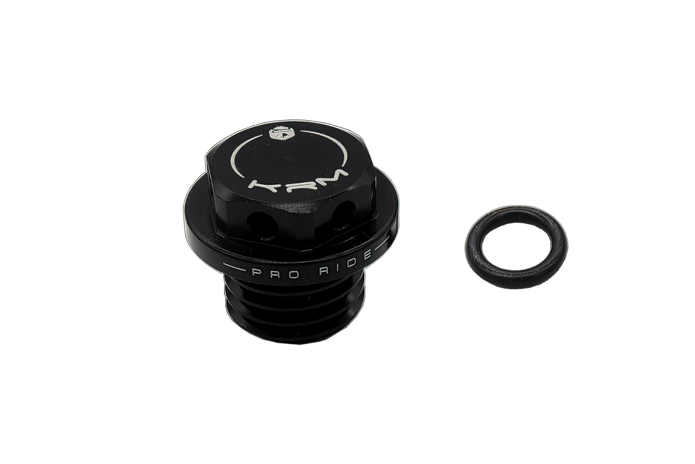Bouchon de carter d'huile KRM noir Minarelli AM6