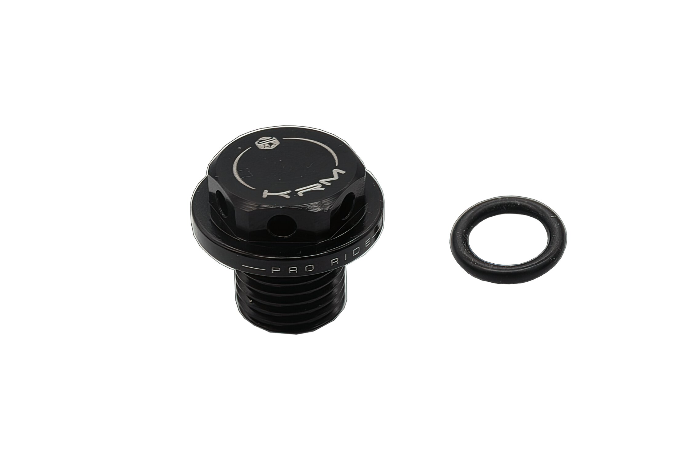 Bouchon de carter d'huile KRM noir MBK Booster