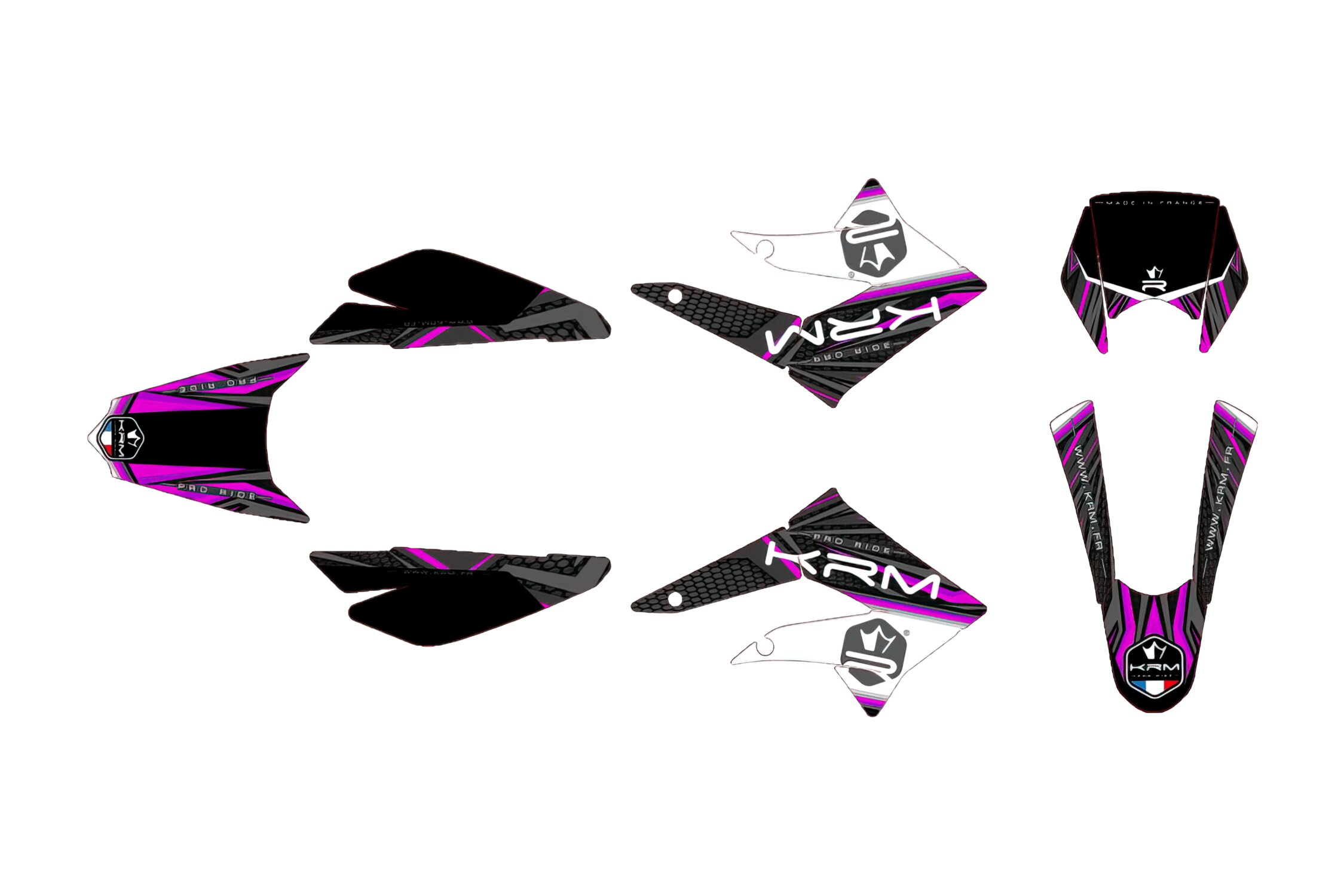 Kit déco KRM Violet Derbi X-treme 2011 - 2017