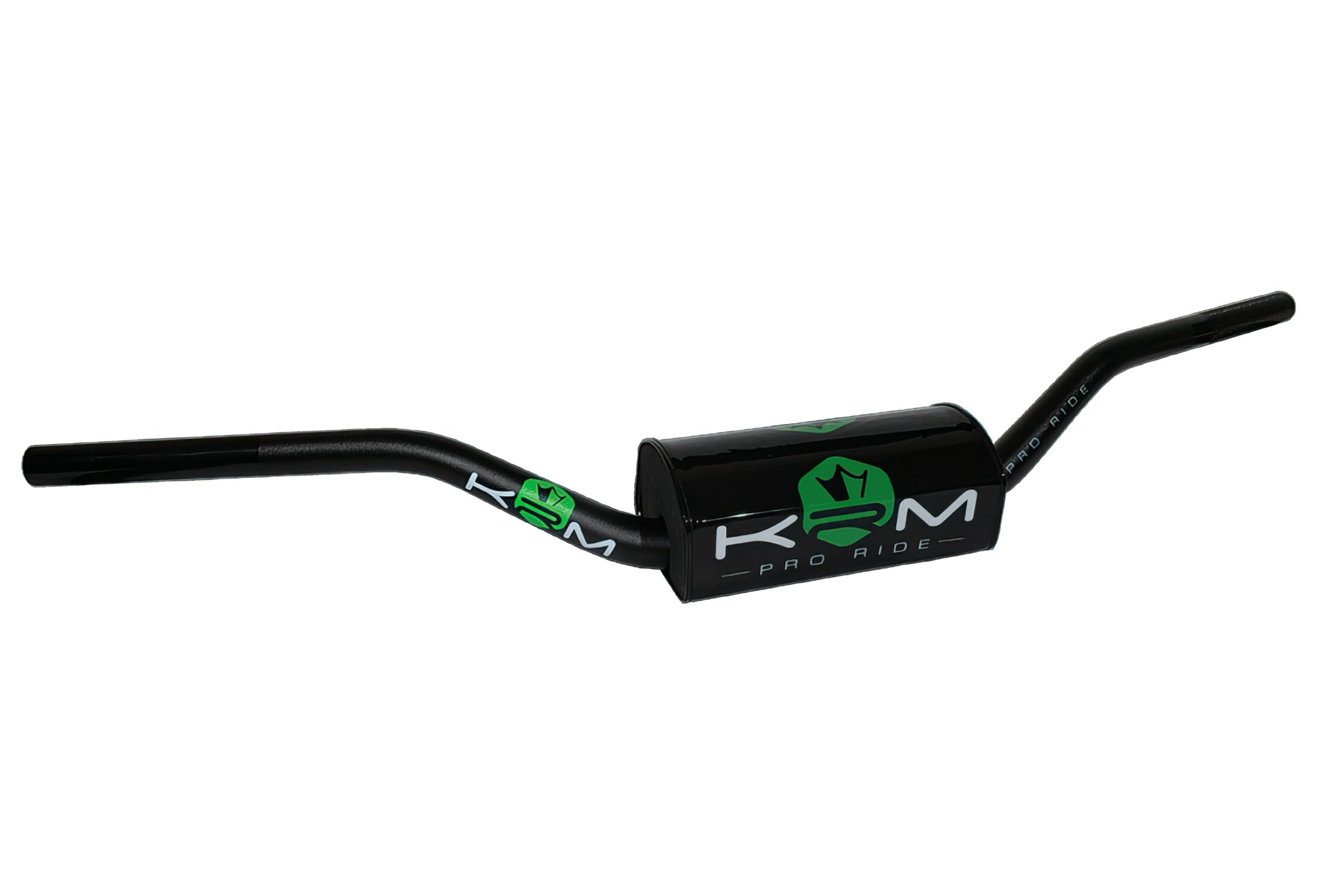 Guidon type cross 28mm avec mousse KRM noir / vert