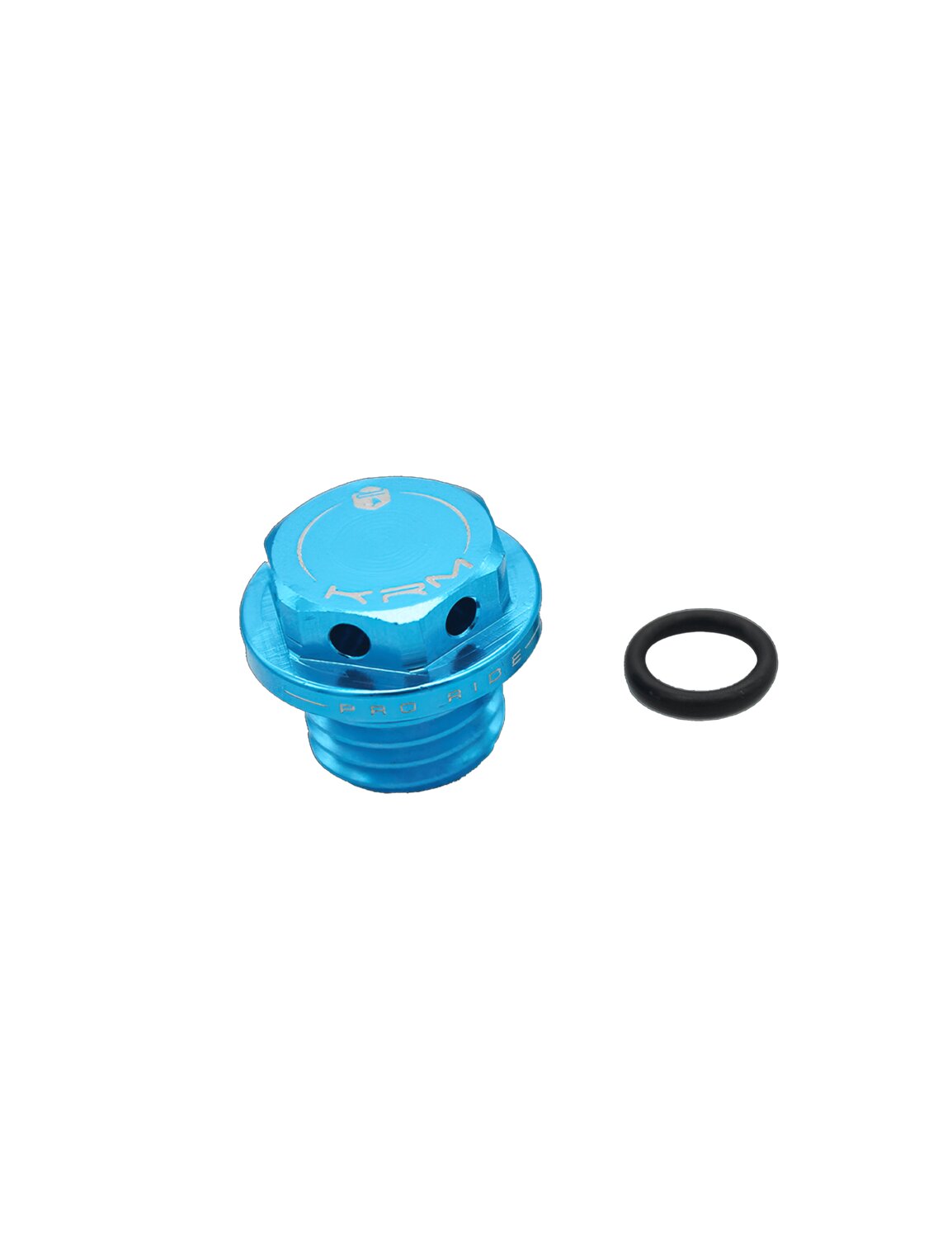 Bouchon de carter d'huile KRM Minarelli AM6 turquoise