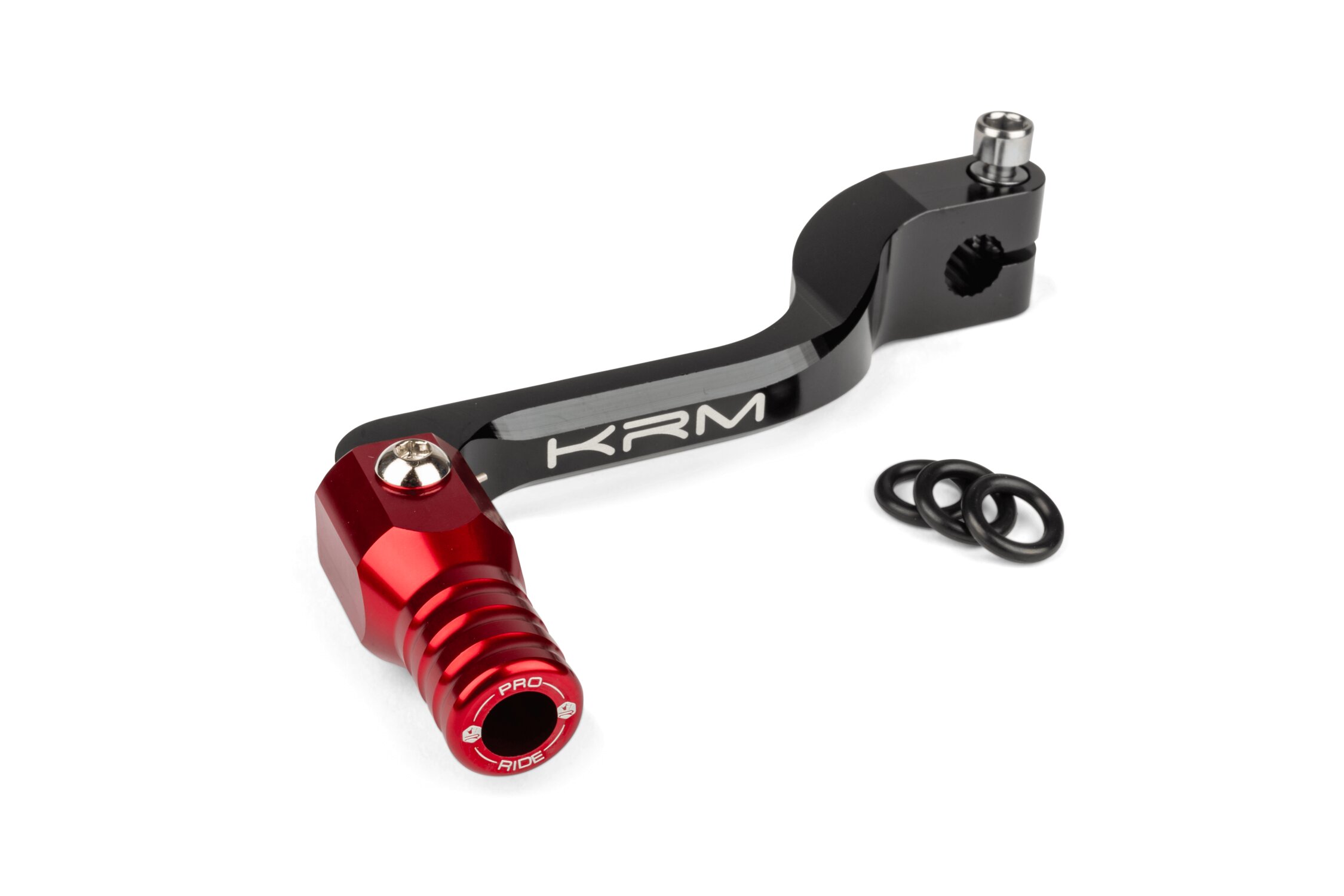 Sélecteur de vitesse KRM noir / rouge Derbi