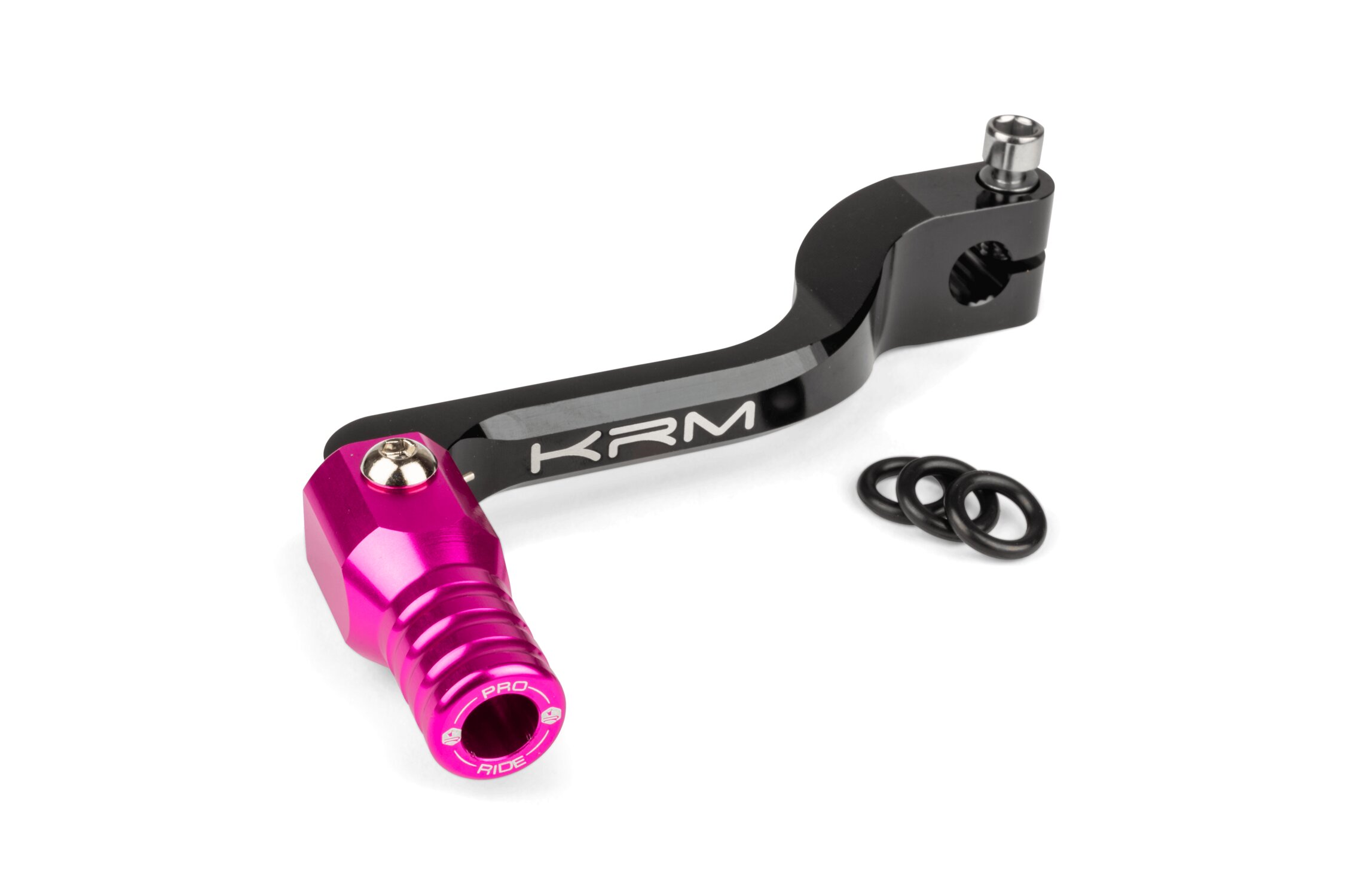 Sélecteur de vitesse KRM noir / rose Derbi
