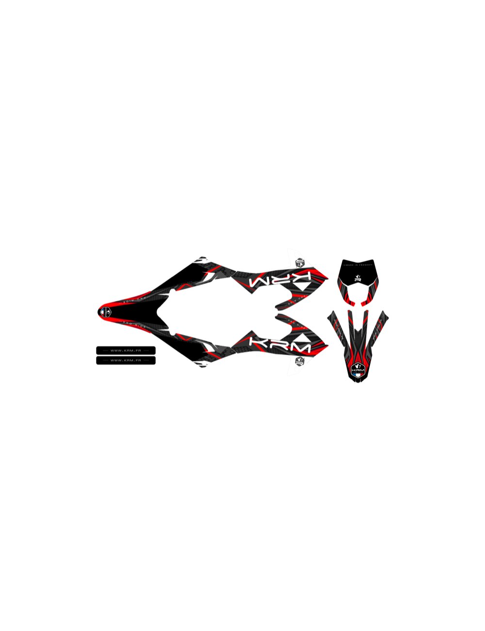 Kit déco Rieju MRT après 2022 rouge