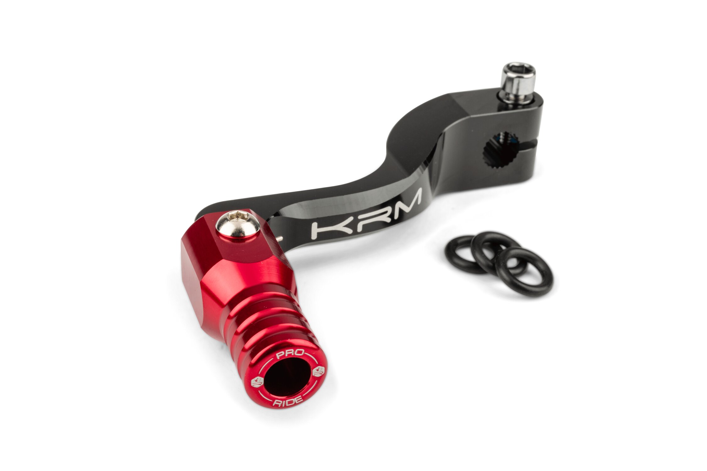 Sélecteur de vitesse KRM noir / rouge Minarelli AM6