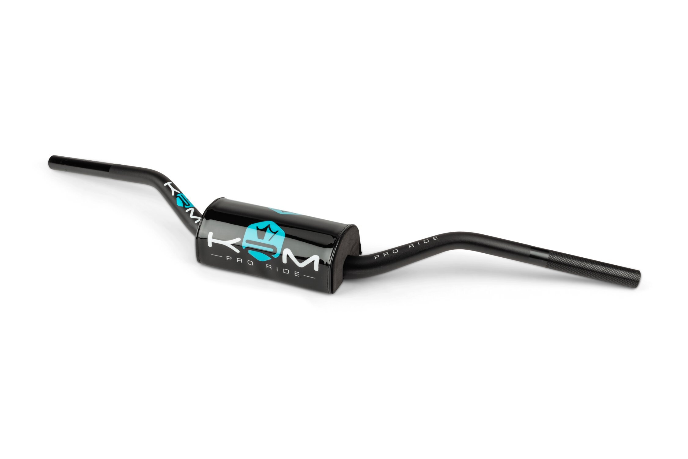 Guidon Cross KRM 28mm Noir / turquoise avec mousse