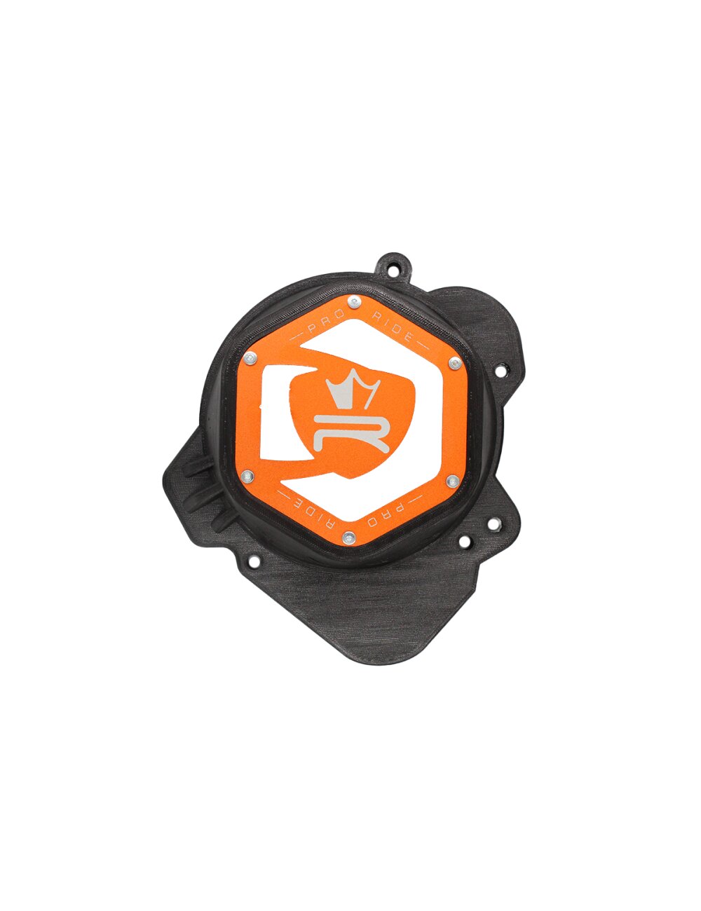 Cache allumage KRM Derbi orange réversible