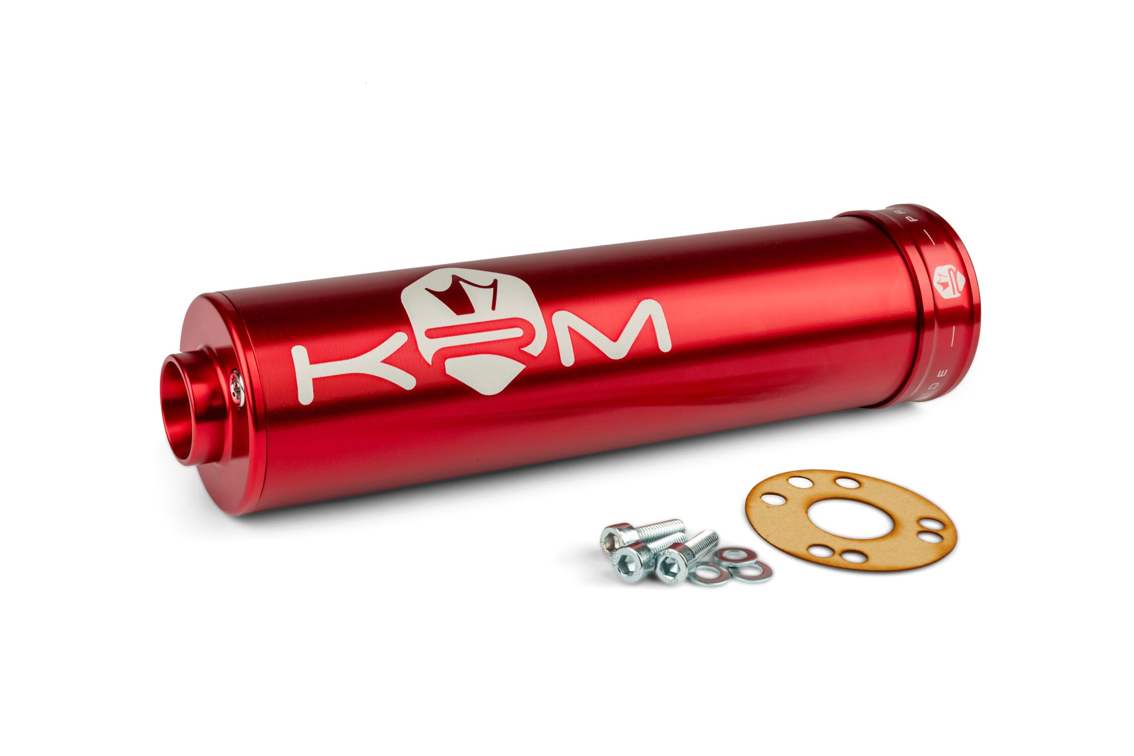 Silencieux d'échappement KRM 90 - 110 rouge
