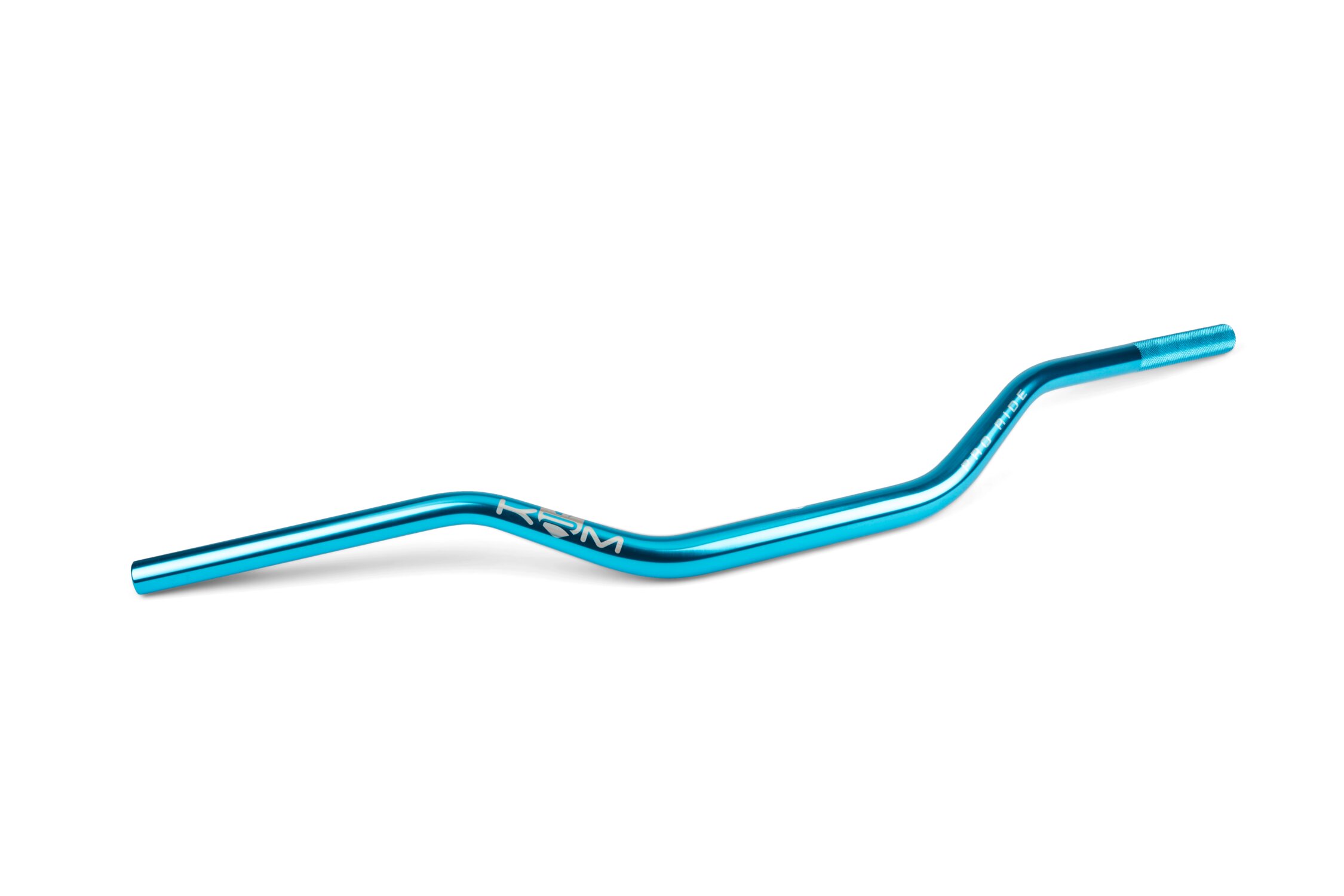Guidon type cross 28mm KRM turquoise / holographique