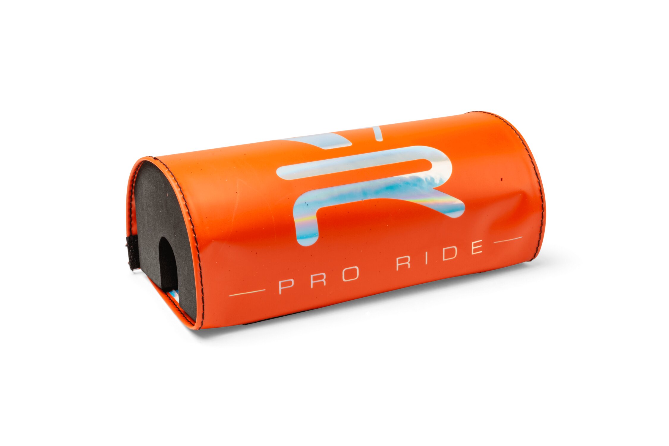 Mousse de guidon sans barre KRM orange mat et logo holographique