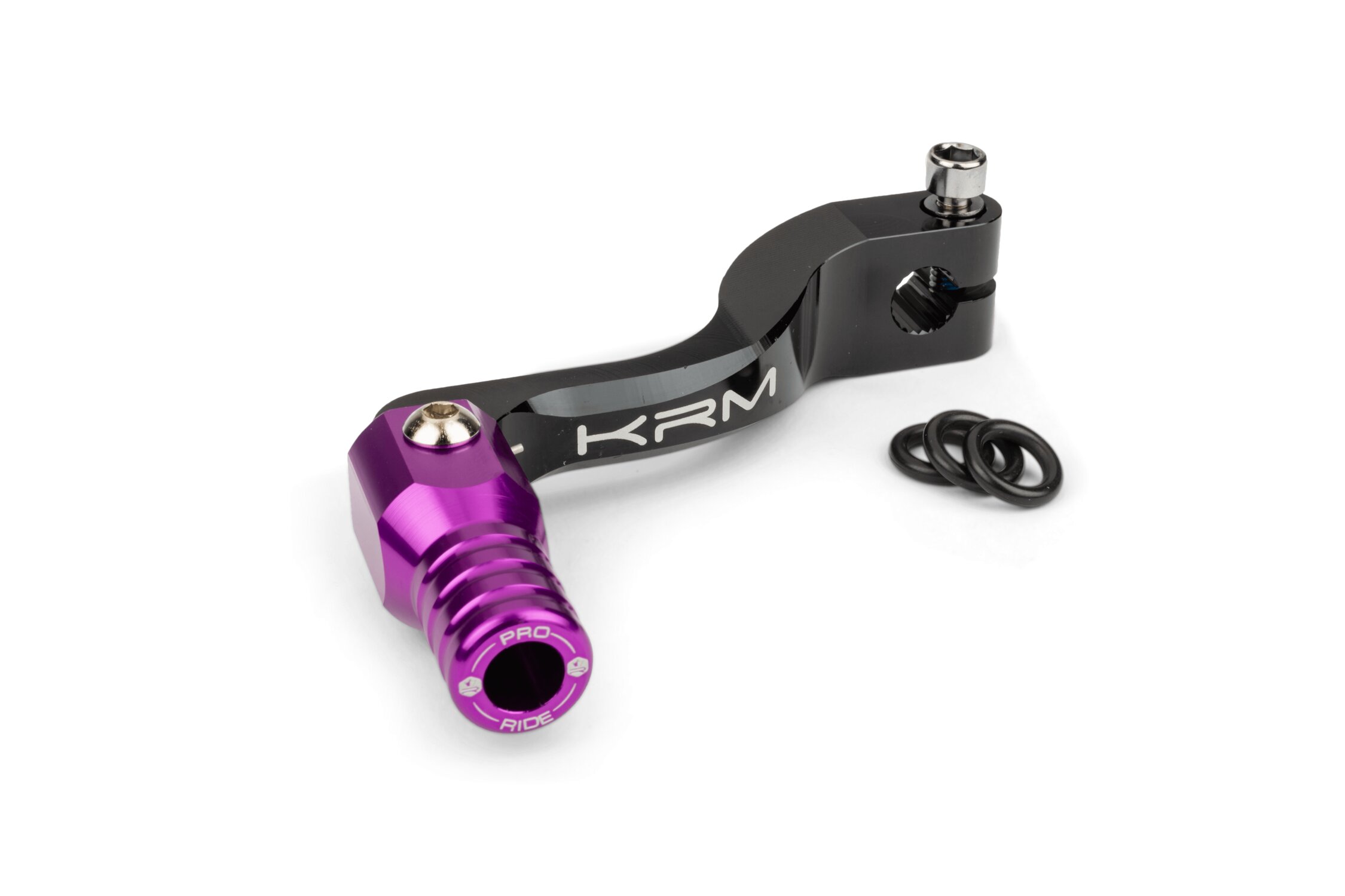 Sélecteur de vitesse KRM noir / violet Minarelli AM6