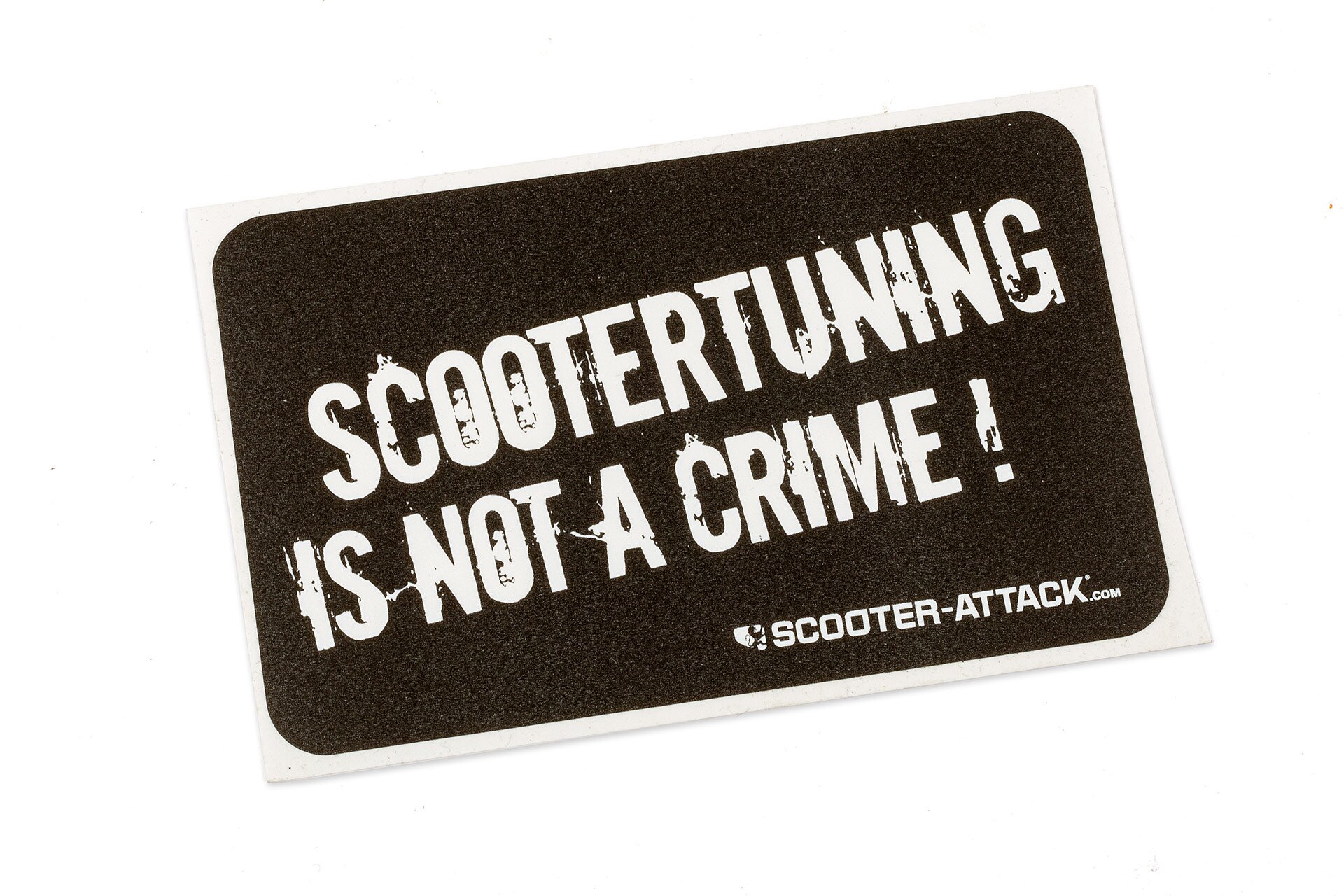 Autocollant Scootertuning is not a crime
