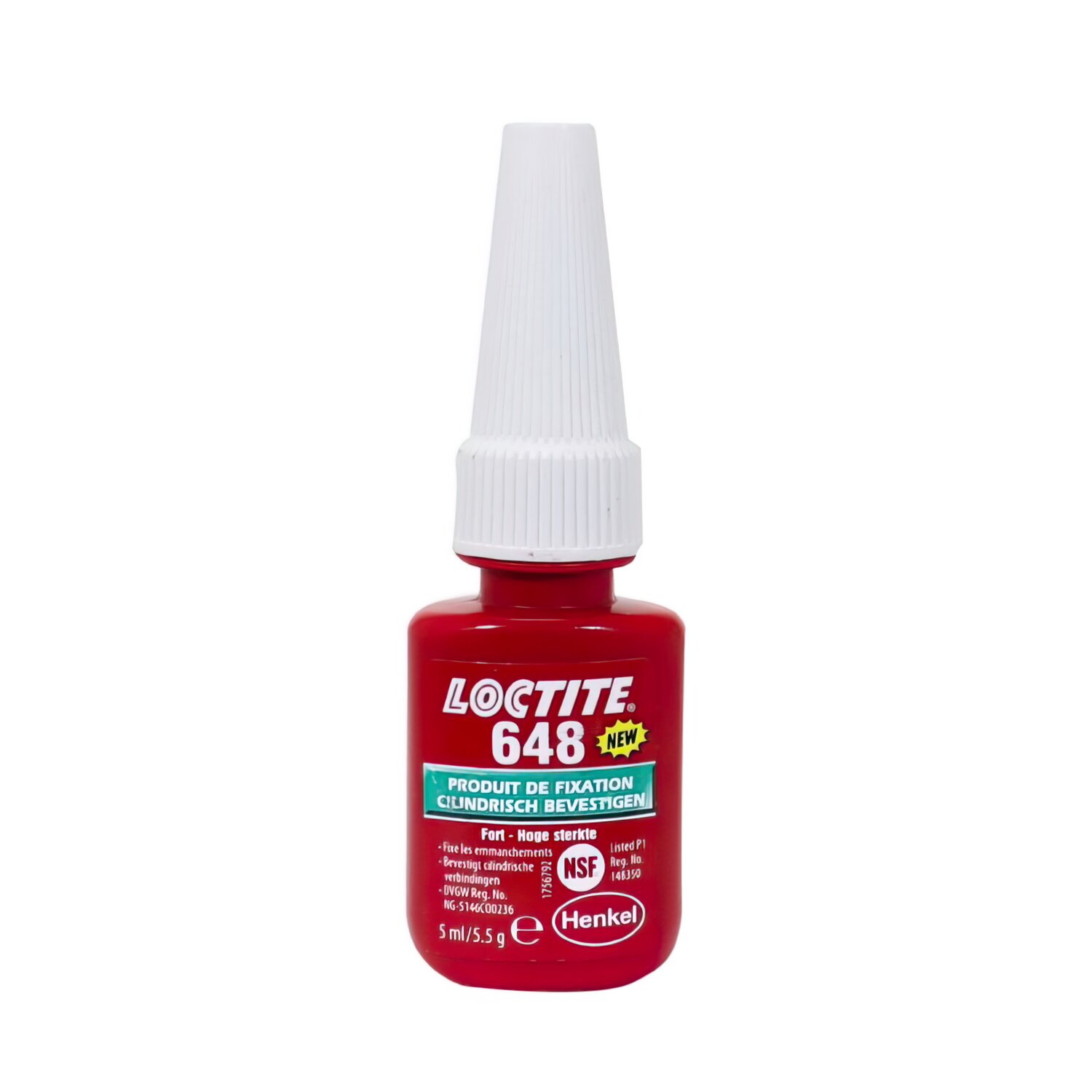 Bloc presse Loctite 648 résistance élevée 5ml