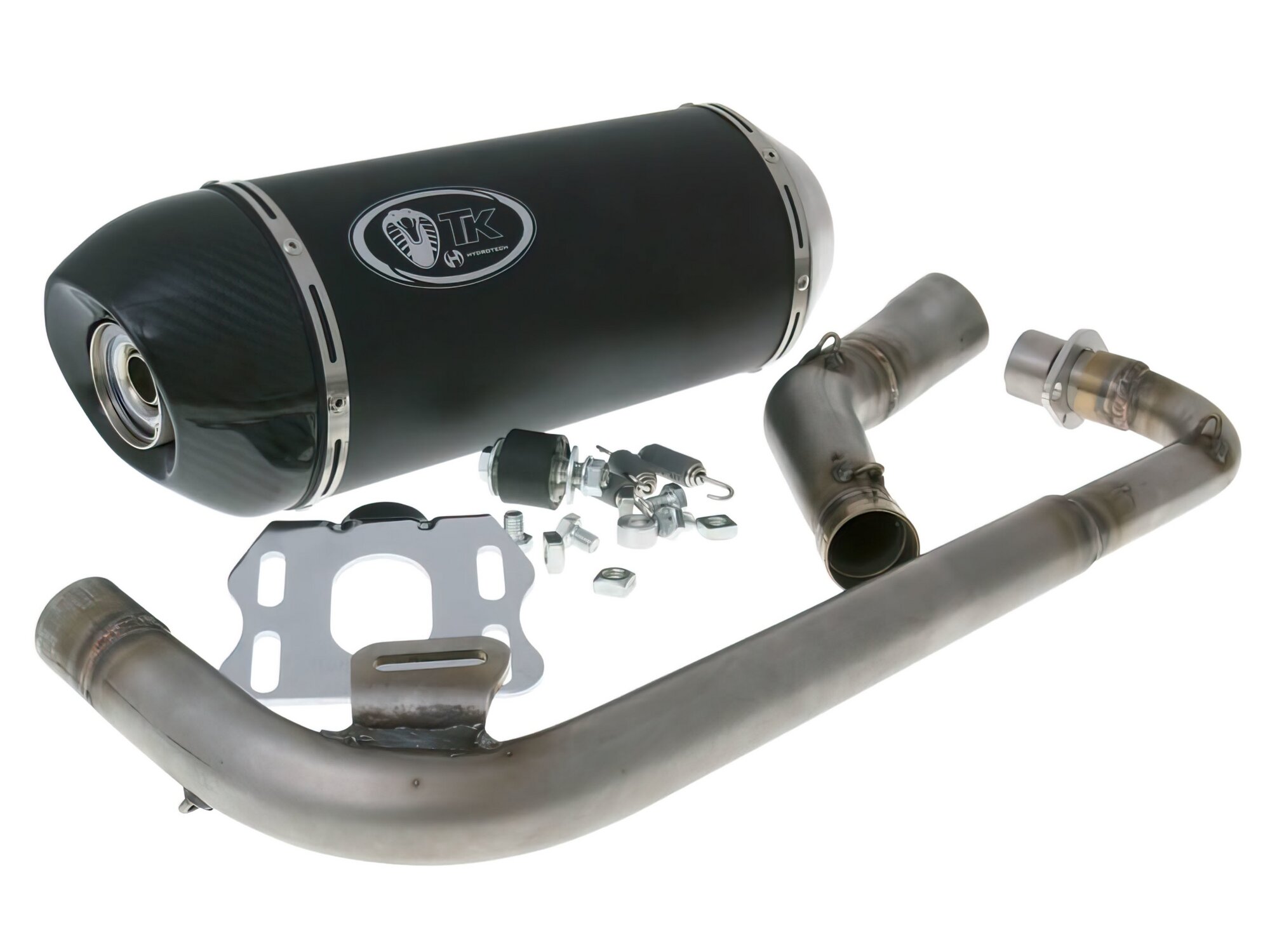 Pot d'échappement Turbo Kit GMax Carbone H2 4T Honda MSX / Grom 125