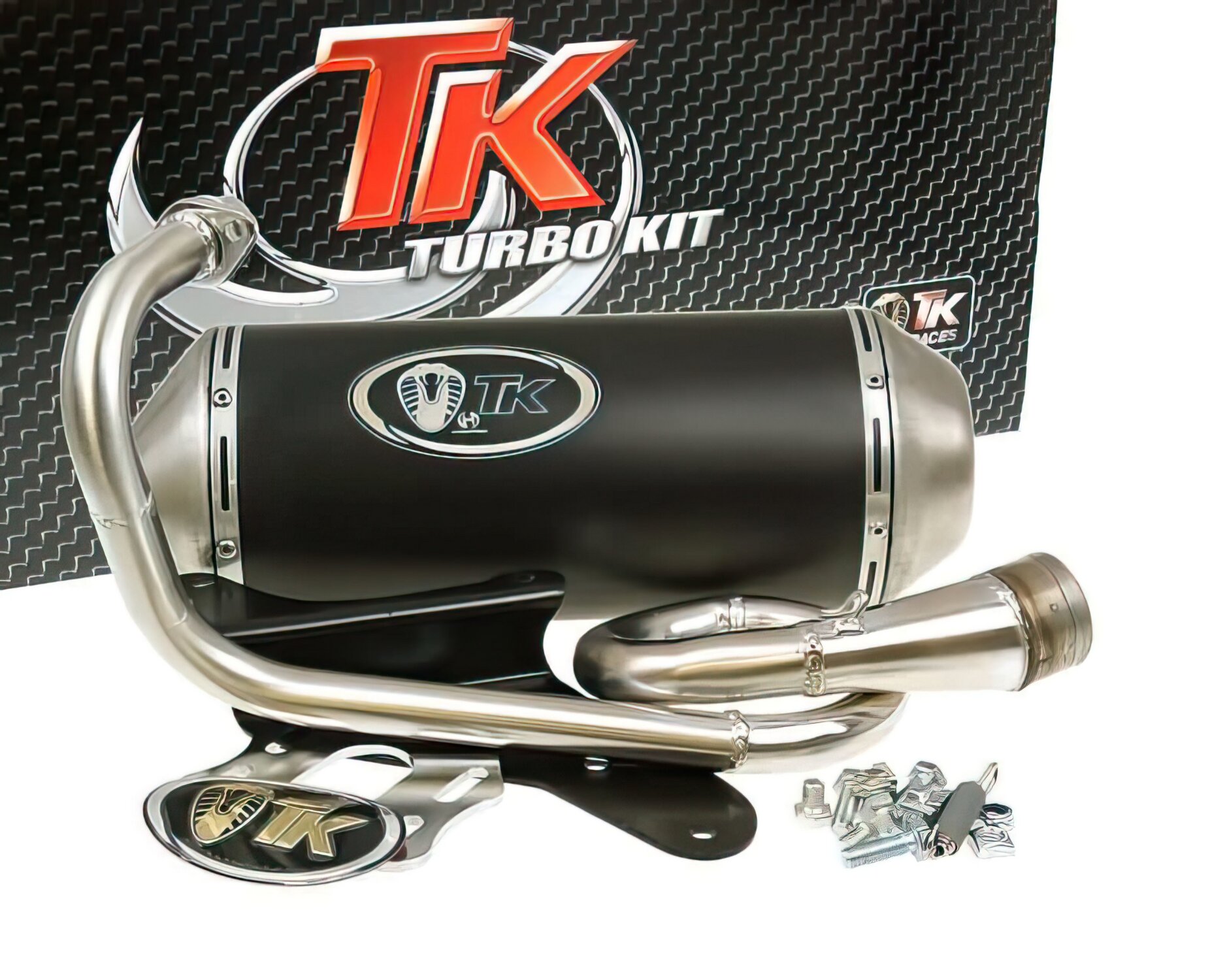 Pot d'échappement Turbo Kit GMax 4T Piaggio Zip 50 4T 2v
