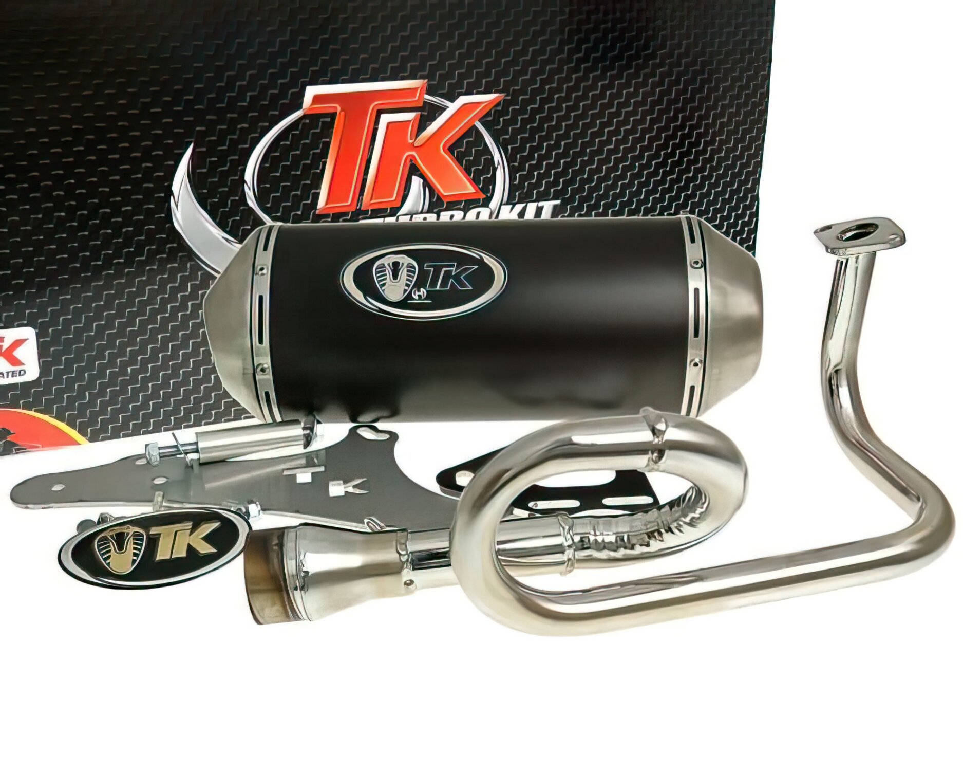 Pot d'échappement Turbo Kit GMax Scooter GY6 50 4T