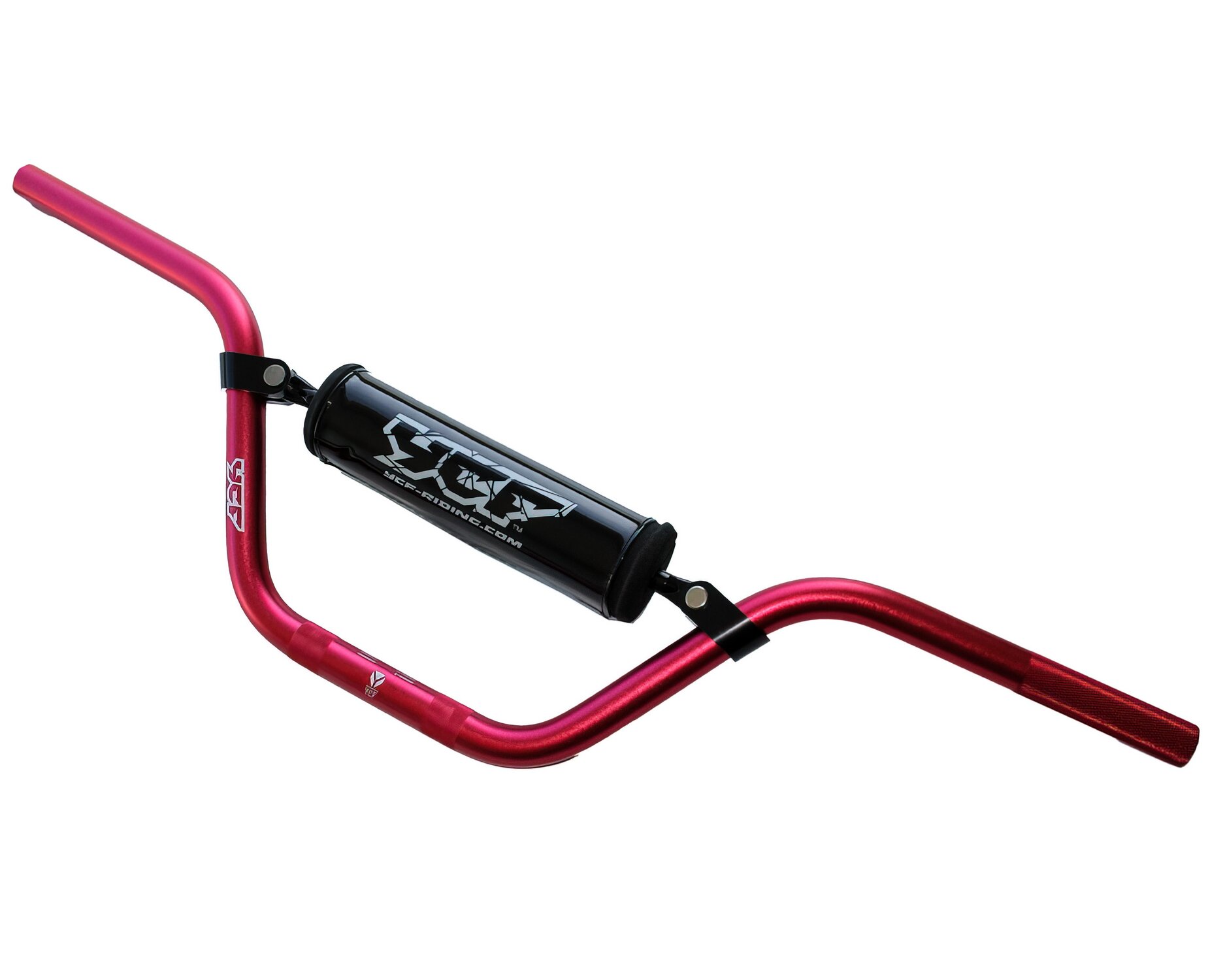 Guidon aluminium d.22mm avec mousse YCF Pit Bike / Dirt Bike rouge