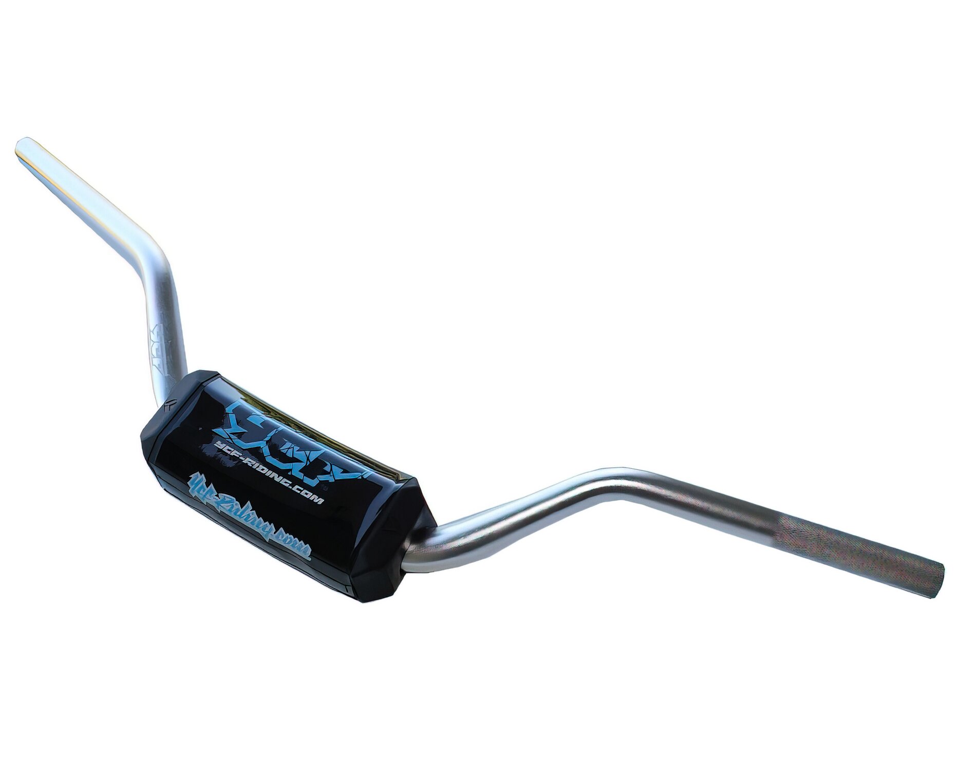 Guidon aluminium Fatbar d.22mm avec mousse YCF Pit Bike / Dirt Bike argent