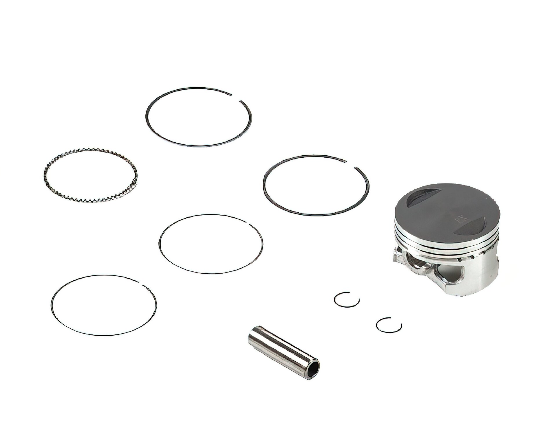 Piston d.65mm - axe 13mm 2 valves YCF Pit Bike