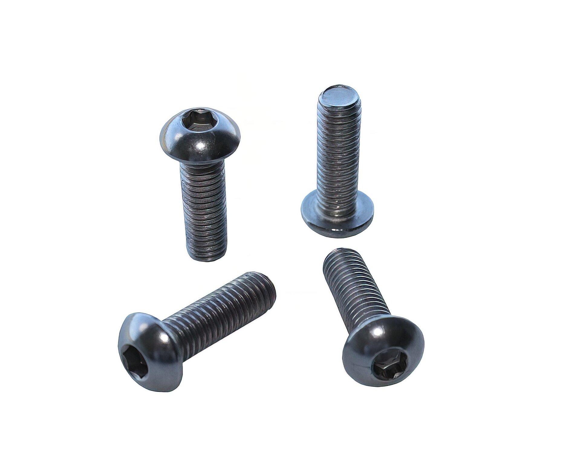 Kit 4 vis bhc M8 x 20 mm inox Pit Bike roue Supermot