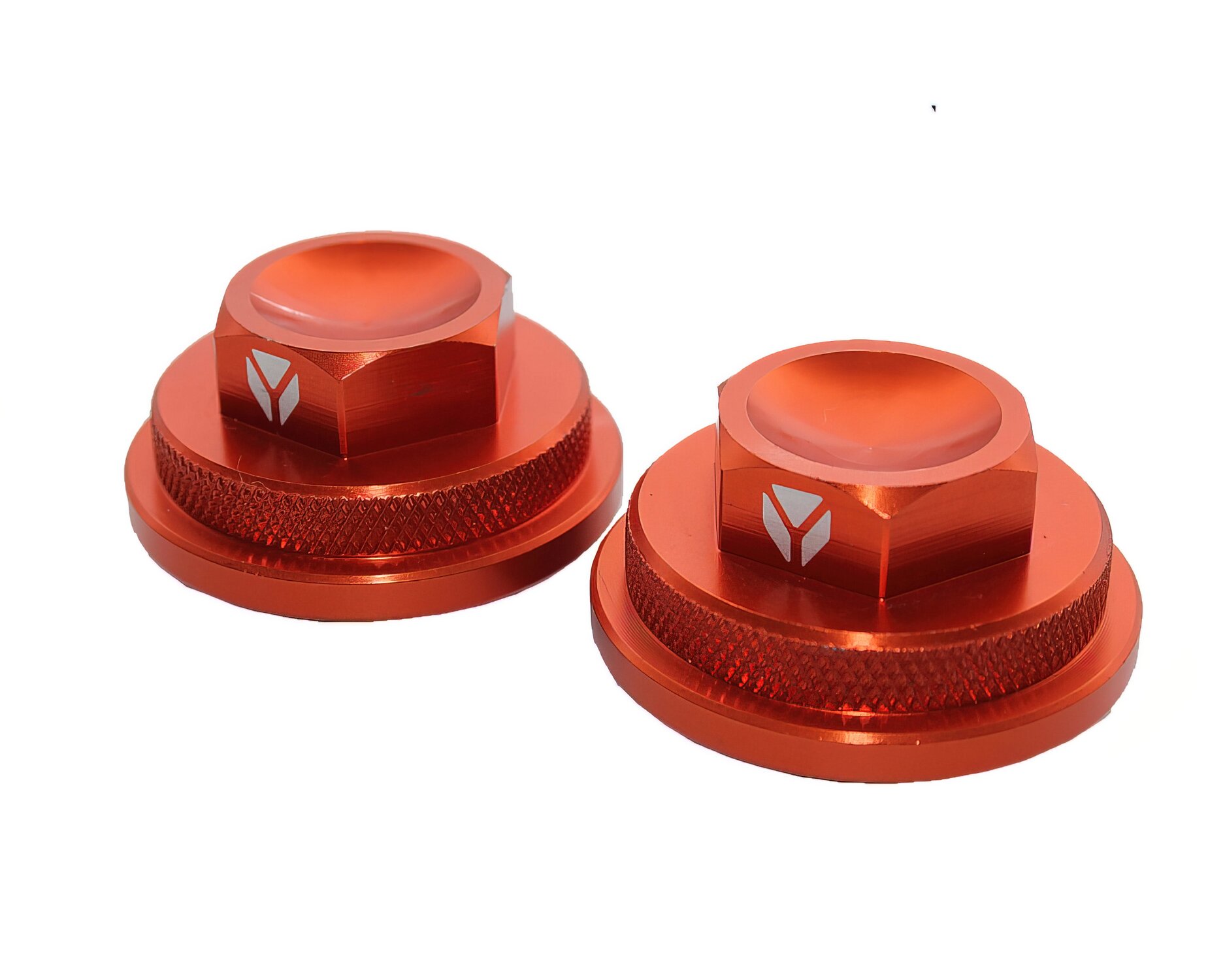 Caches soupapes CNC YCF Pit Bike moteur 88cc / 125S point mort orange