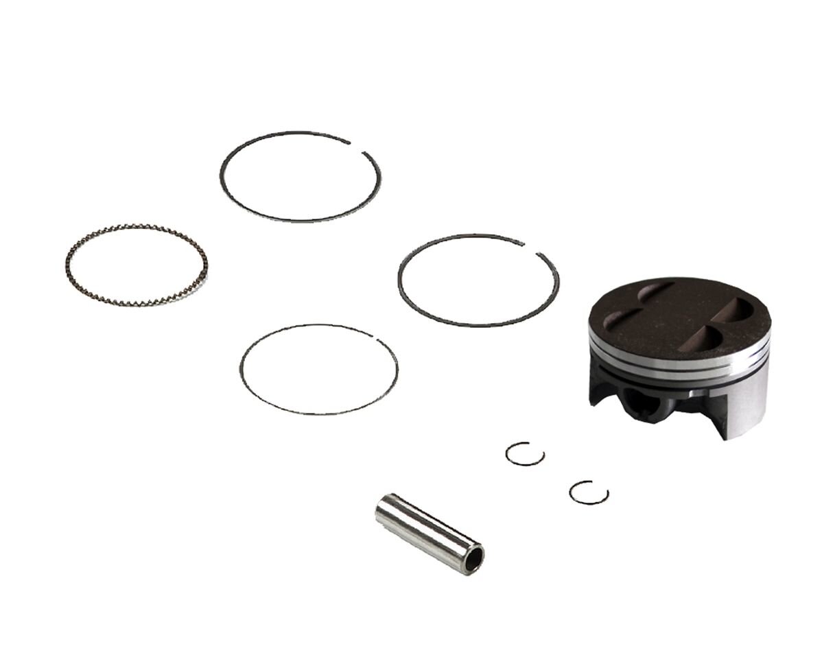 Piston 4 soupapes d.62mm axe 13mm Pit Bike moteur YX type KLX 160cc
