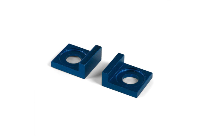 Tendeurs alu de chaîne d.12mm Pit Bike / Dirt Bike Bleu