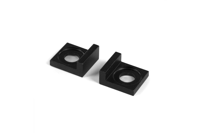 Tendeurs alu de chaîne d.12mm Pit Bike / Dirt Bike Noir