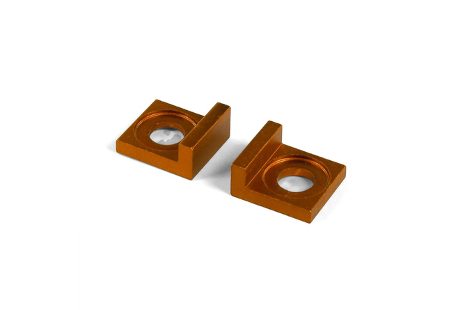 Tendeurs alu de chaîne d.12mm Pit Bike / Dirt Bike Orange