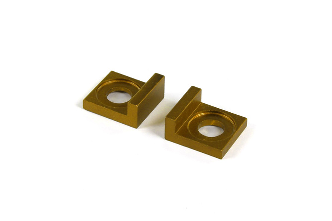 Tendeurs alu de chaîne d.15mm Pit Bike / Dirt Bike Or