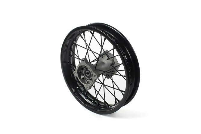 Roue arrière acier axe 12mm - 12 Pit Bike / Dirt Bike Noire