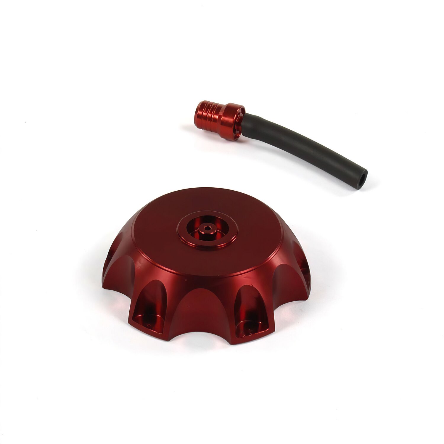 Bouchon de réservoir CNC d.48mm Pit Bike / Dirt Bike Rouge