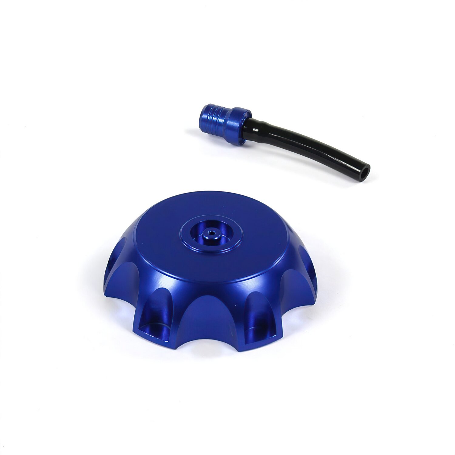 Bouchon de réservoir CNC d.48mm Pit Bike / Dirt Bike Bleu