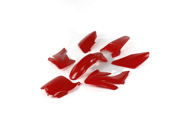 Kit plastiques Rouge Pit Bike / Dirt Bike type CRF70