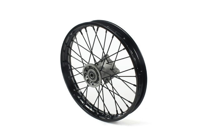 Roue avant acier d.15mm - 14 Pit Bike / Dirt Bike Noire