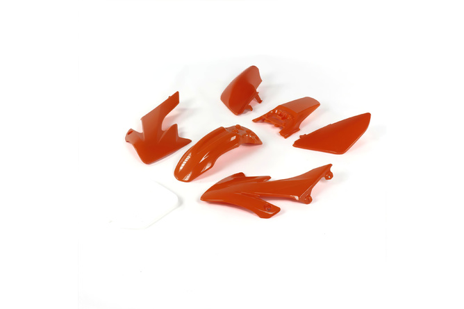 Kit plastiques orange Pit Bike / Dirt Bike type CRF50