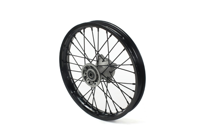 Roue avant moyeu alu axe 15mm - 14 Pit Bike / Dirt Bike Noir